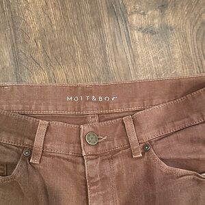 Mott & Bow Men's Slim Mercer Jeans - Brown/Clay